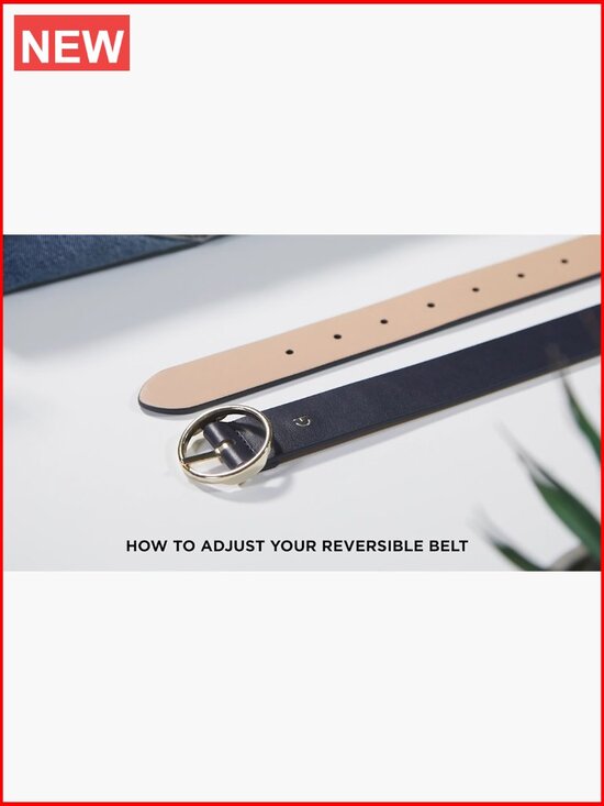 Reversible Leather Dress Belt for Jeans Trousers Dresses main image 3